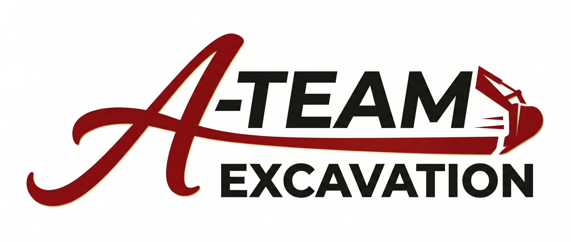 A-Team Excavation logo